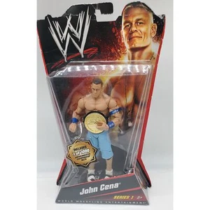JOHN CENA MATTEL WWE SERIES 1 GOLD BELT CHASE ACTION FIGURE #206/1000 NIP RARE - Picture 1 of 3