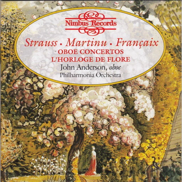 Strauss: Oboe Concerto / Francaix: L'Horloge de Flore / Martinu: Oboe Concerto - Imagem 1 de 1
