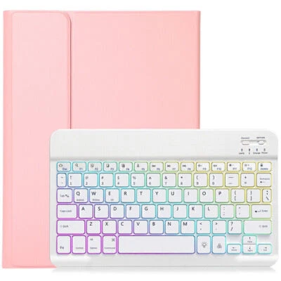 For Samsung Galaxy Tab A9 Plus 11 inch Tablet Backlit keyboard Case Cover Mouse - Image 1 of 4