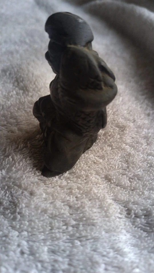 Ebisu Daikokuten Bronze Sculpture Statue - MAN WITH FISH - Image 1 of 4