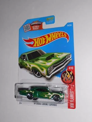 HOTWHEELS ' 69 DODGE CORONET SUPERBEE HW FLAMES 94/250 ДОСТАВКА БЕСПЛАТНО! - Изображение 1 из 3