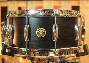 Gretsch 6.5x14 Broadkaster Satin Ebony Snare Drum - SO#1277482 - Picture 1 of 6