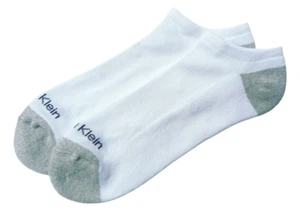 CALVIN KLEIN CK | Mens White Low Cut Trainer Sneaker Socks | One Size UK 6-11 - Picture 1 of 1