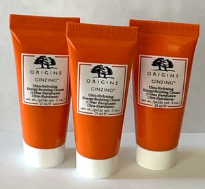 Lot of 3 Origins GinZing Ultra-Hydrating Energy-Boosting Cream 0.5 oz each - Picture 1 of 3