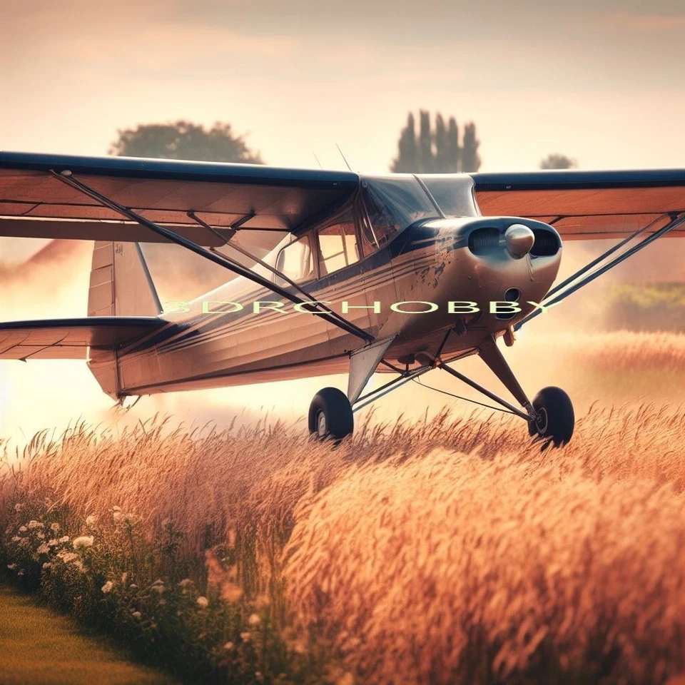 Piper J3 Cub 34" Wingspan R/C Airplane Laser Cut Balsa Ply Short Kit - Image 1 of 1