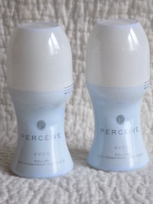 AVON 2 x воспринимать для ее рулон антиперспирант дезодоранты 50 мл каждый * новый * - Изображение 1 из 4