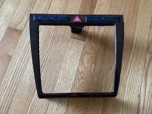 2000-2003 AUDI A8 S8 TRIM BEZEL FOR RADIO AND A/C CONTROL HEAD 4D0820325 OEM - Picture 1 of 3