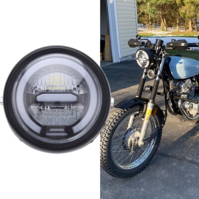 Faro LED alto/bajo DRL para motocicleta de 6,5" para Honda CB250 CB550 CB600 CB750F Foto 1 de 4