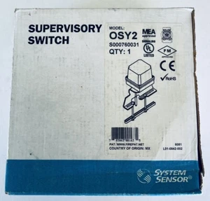 System Sensor OSY2 Supervisory Fire Alarm Switch for OS&Y Gate Valves - Picture 1 of 3