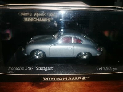 Minichamps 1/43 Porsche 356 Stuttgart silver 400 065020 - Immagine 1 di 4