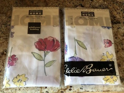 Eddie Bauer NWT 100% Cotton Percale Floral King Sham Set - Image 1 of 3