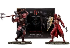 DIABLO IV Rend Barbarian & Blood Necromancer GOLD Label 2-Pack ✨️ Mcfarlane Toys - Picture 1 of 7