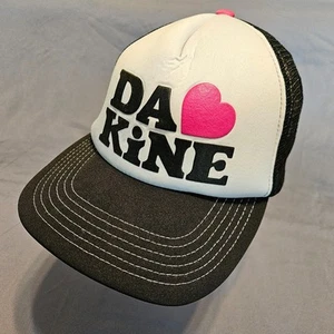 Vintage Style Foam DaKine Pink and Black Trucker Hat Cap Hawaii - Imagen 1 de 5