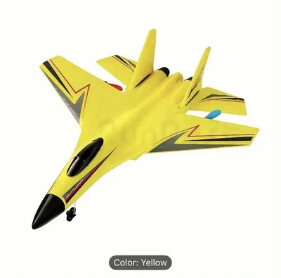 Avión RC HW33 Avión 2.4G Control Remoto Luchador Planeador Espuma Avión Amarillo Foto 1 de 4