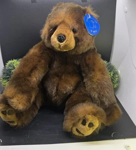 Juguete de peluche de oso pardo Purr-fection de MJC Minky 1218SA - Imagen 1 de 5