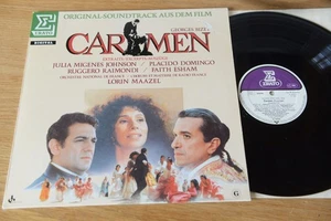 Bizet Julia Migenes Johnson Placido Domingo Carmen Soundtrack LP Erato - Imagen 1 de 6