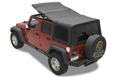 Bestop 79137-35 Reemplazo A-Top Diamante Negro Para Jeep Wrangler 2007-2009 Foto 1 de 4