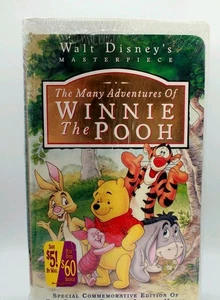 1999 Walt Disney “The Many Adventures of Winnie the Pooh” VHS Masterpiece Sealed - Picture 1 of 9