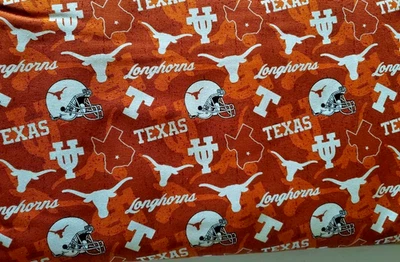 УНИВЕРСИТЕТ ТЕХАСА - UT LONGHORNS - ТКАНЬ - ПО ДВОРУ - Изображение 1 из 2
