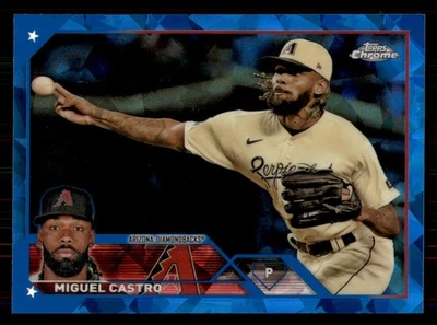 Miguel Castro 2023 Topps Chrome Update Sapphire #USCS284 Arizona Diamondbacks - Image 1 of 2