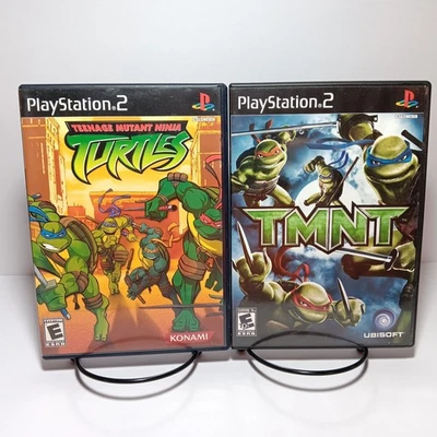 Teenage Mutant Ninja Turtles & TMNT Lote de 2 (PlayStation 2, PS2) Probado Foto 1 de 4