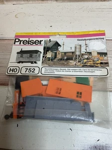 Preiser 752 Construction Wagon Scale H0 1:87, NOS, Rare Little Kit. - Picture 1 of 4
