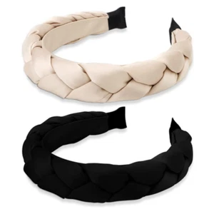 Headbands for Women Girls 2PCS Stylish Head Bands Wide Hairband Hair Accessories - Picture 1 of 2