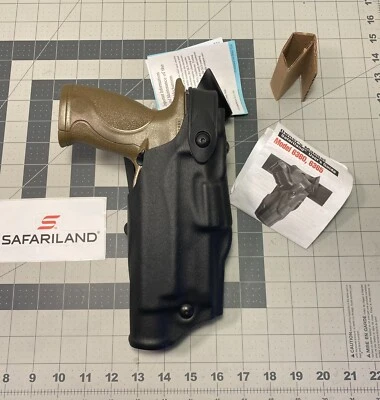 Safariland 6360 ALS/SLS Level-3 RH STX Duty Holster, S&W M&P (4.25" BBL) + LIGHT - Image 1 of 4