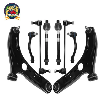 Kit de brazos de control inferiores delanteros de 8 piezas con rótulas para Kia Rio 2012 2013-2017 Foto 1 de 4