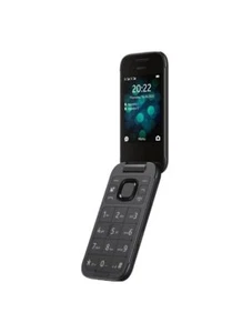 Nokia 2660 Flip (Dual Sim, 2.8", 32GB, 4G) Cradle Bundle w Bluetooth - Black - Picture 1 of 6