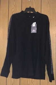Levis Made & Crafted NEW Cashmere/Cotton Long Sleeve Polo - Size: M - MRSP $178 - Picture 1 of 6