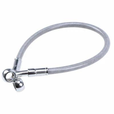 Tubo de manguera de aceite de embrague de freno trenzado de acero inoxidable para motocicleta 39 cm Foto 1 de 4