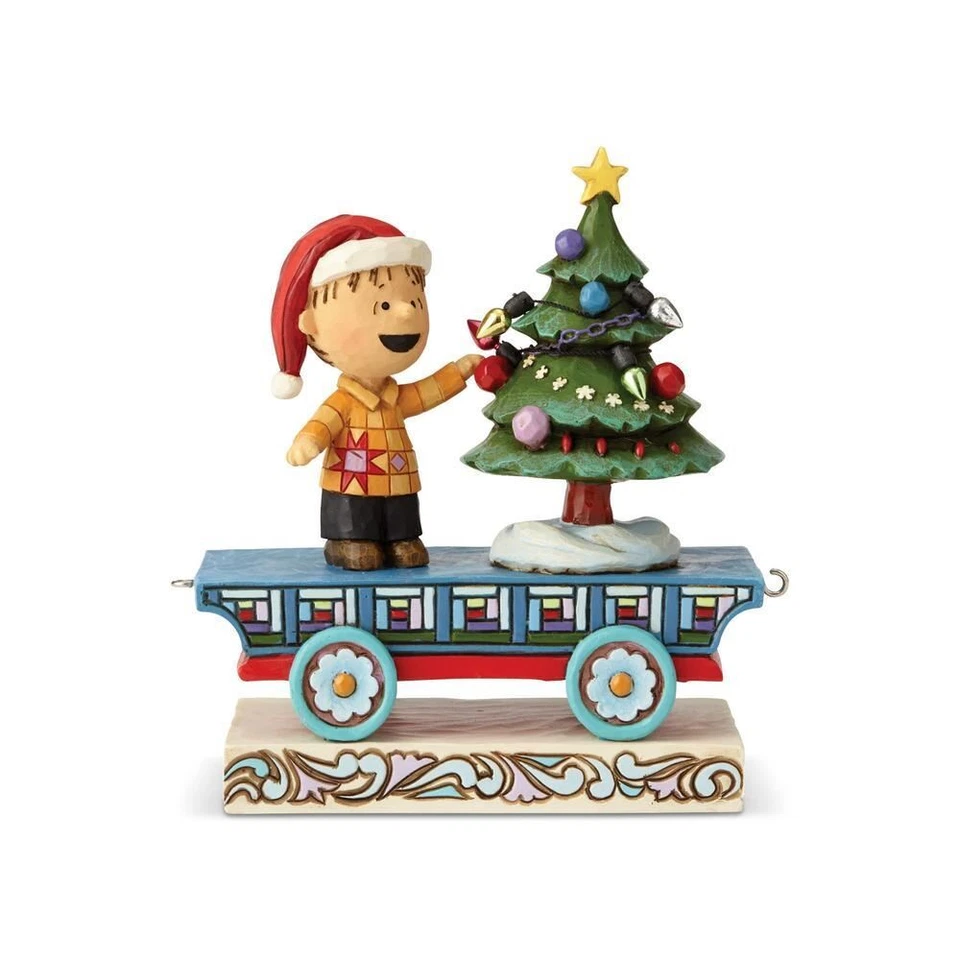 Jim Shore Peanuts Linus Christmas Train Car 4 6000990