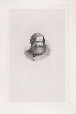 Hablot Knight Browne Phiz artist illustrator Portrait engraving 1850