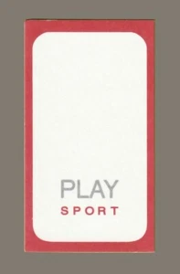 Carte Publicitaire- advertising card - Play Sport de Givenchy - Picture 1 of 1