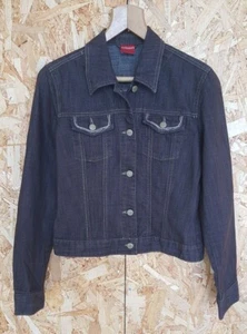 OLSEN LADIES BROWN COTTON DENIM JACKET SIZE 10 - Picture 1 of 12