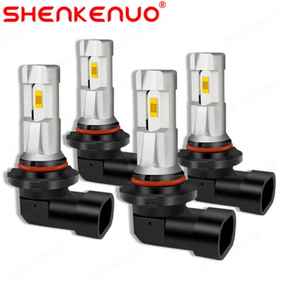 For 1994 1995 1996-1998 GMC Sierra Yukon 4x LED Headlight Bulbs 9005 9006 Bright - Image 1 of 4