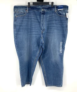 Old Navy Jeans Damen Plus 26 Slouchy Taper Ankle High Rise Button Fly Blau - Bild 1 von 11
