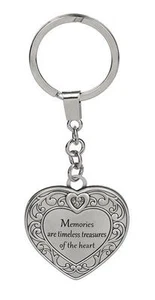 Memories are timeless treasures of the heart Photo Key Ring by Ganz ER23017 - Picture 1 of 1
