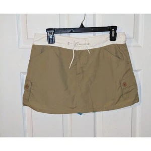 REI Skort Swim Skirt Cover-Up Drawstring Waist Girls XL 14-16 Beige - Picture 1 of 8