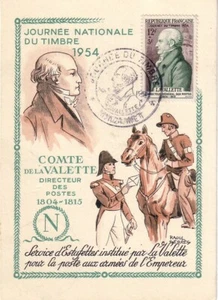 TARN - MAZAMET - JOURNEE DU TIMBRE 1954 - COTE 22€ - Picture 1 of 1