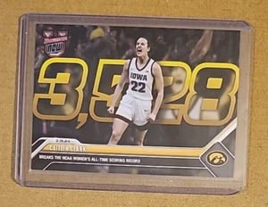 Topps Now Bowman U #49 Caitlin Clark All-Time Scoring Record 3,528 IOWA HAWKEYES - Picture 1 of 4