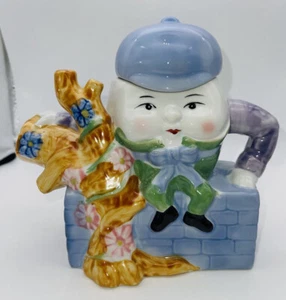 VTG 1970's Feitx Humpty Dumpty Sat On The Wall Tea Water Kettle Pitcher Pot - Picture 1 of 10