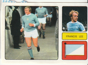 FKS Soccer Stars 1973/74 Edition Spare Stamp: Francis Lee - Manchester City