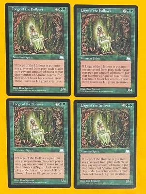 MTG LIEGE OF THE HOLLOWS (x4) Weatherlight (OldManMTG 010-379) - Image 1 of 3