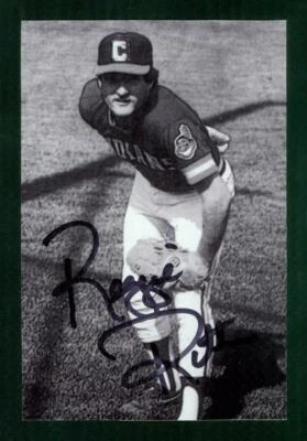 #0373, 4" x 6" Photo Card, Signed-Autographed, Reggie Ritter, Cleveland Indians - Image 1 of 2