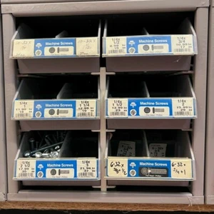 Hillman Hardware größere Kabine 6 Schubladen Stahl Organizer mit Maschinenschrauben #5962 - Bild 1 von 7