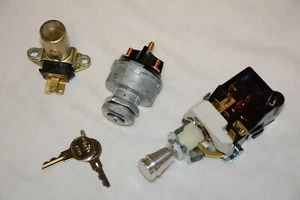 INTERRUPTOR DE ENCENDIDO UNIVERSAL + FARO CON PERNO + INTERRUPTOR ATENUADOR HOT RAT STREET ROD - Imagen 1 de 7