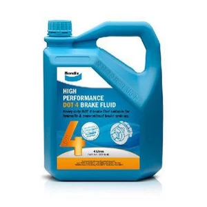 Bendix High Performance Brake Fluid DOT 4 4L BBF4-4L - Picture 1 of 2