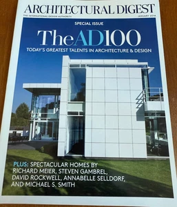 Architectural Digest January 2014 The AD 100 Richard Meier David Rockwell ..etc - Picture 1 of 3
